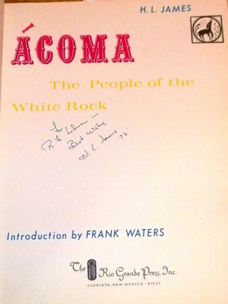 Acoma, the People of the White Rock