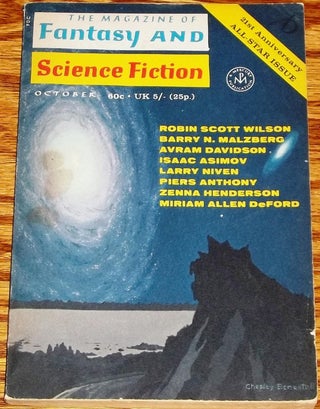 Item #001773 The Magazine of Fantasy and Science Fiction, October 1970. Isaac Asimov Larry Niven,...