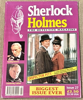 Item #013992 Sherlock Holmes, the Detective Magazine, Issue 27, Inspector Pitt Cover. the...