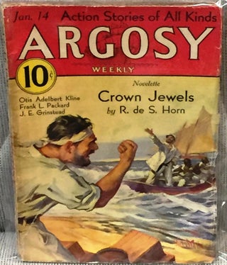 Item #014344 Argosy Weekly, January 14, 1933. Frank L. Packard Otis Adelbert Kline, Others, Max...