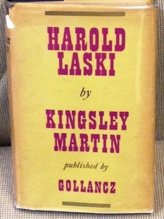 Item #014394 Harold Laski (1893-1950) a Biographical Memoir. Kingsley Martin