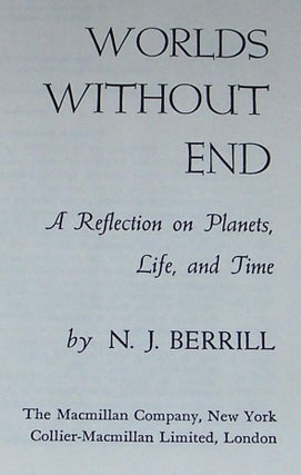 Worlds Without End, A Reflection on Planets, Life and Time
