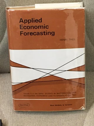 Item #015464 Applied Economic Forecasting. Henri Theil