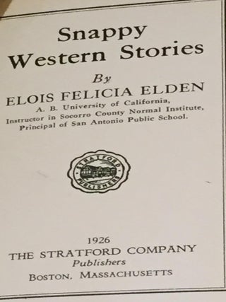 Snappy Western Stories