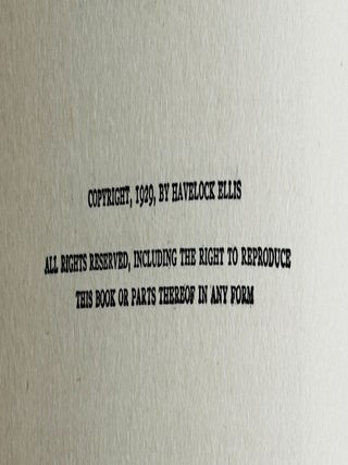 The Art of Life, Selections from the Works of Havelock Ellis