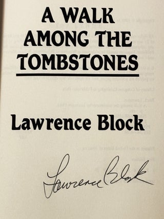 A Walk Among the Tombstones