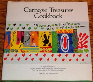 Item #030940 Carnegie Treasures Cookbook. James Beard, foreword