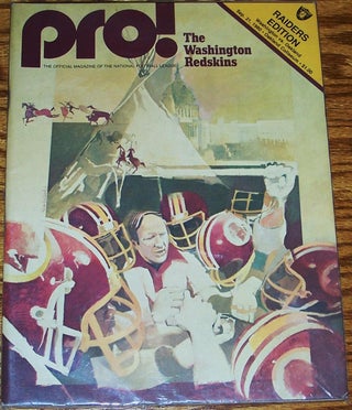 Item #032767 Pro Gameday, Raiders Edition, Washington Vs. Oakland, Sep. 21, 1980. Pro Gameday