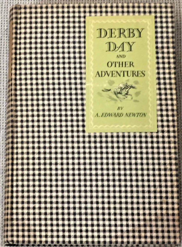 Item #033607 Derby Day and Other Adventures. A. Edward Newton.