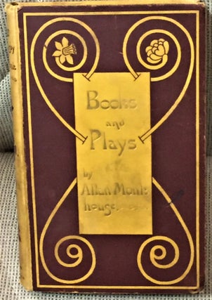 Item #036103 Books and Plays. Allan Monkhouse