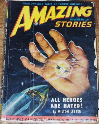 Item #040133 Amazing Stories , November 1950. Milton Lesser, Gerald Vance, Alexander Blade