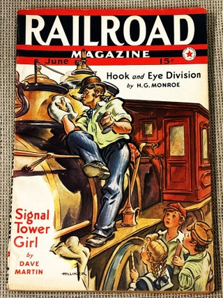 Item #040226 Railroad Magazine, June 1940. D H. Hilliker, cover artist