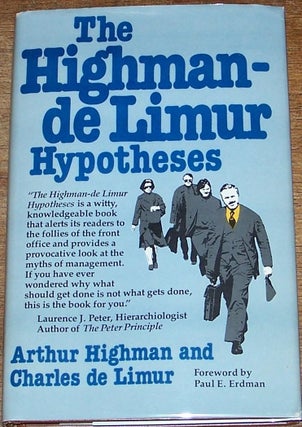 Item #041313 The Highman-de Limur Hypotheses. Arthur Highman, Charles De Limur