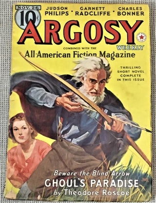 Item #041560 Argosy Weekly, Nov. 26, 1938. Theodore Roscoe A. Merritt, Others, Judson Philips