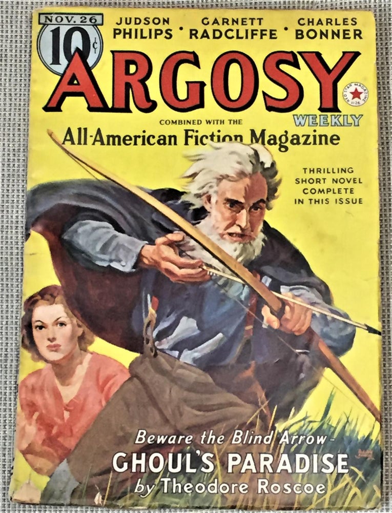 Item #041560 Argosy Weekly, Nov. 26, 1938. Theodore Roscoe A. Merritt, Others, Judson Philips.