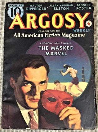 Item #041562 Argosy Weekly, Nov. 12, 1938. Walter Ripperger A. Merritt, Others, Allan Vaughan Elston