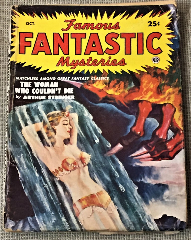 Item #55097 Famous Fantastic Mysteries, October 1950. Andre Maurois Arthur Stringer.