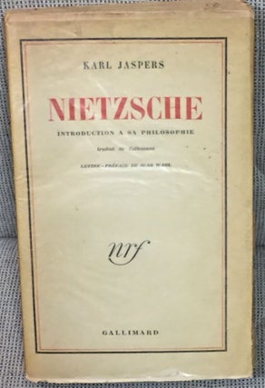 Item #56005 Nietzsche, Introduction a Sa Philosophie. Karl Jaspers