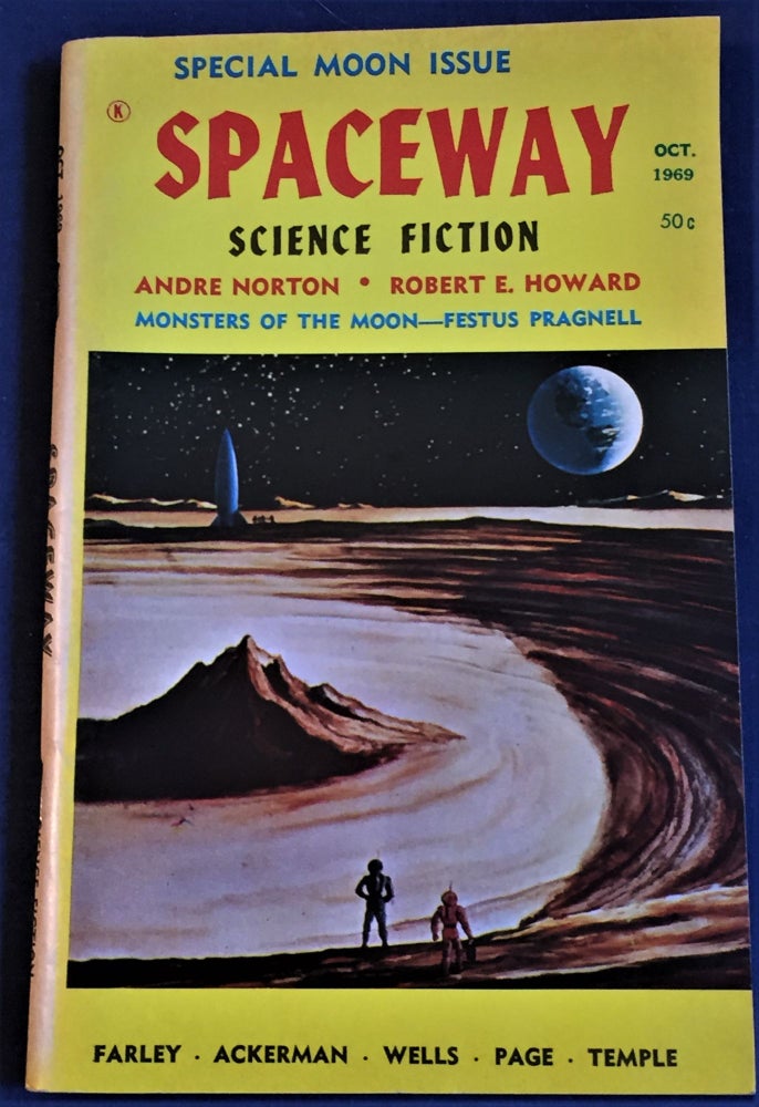 Item #56047 Spaceway Science Fiction, October 1969. Robert E. Howard Andre Norton, others, Ralph Milne Farley.