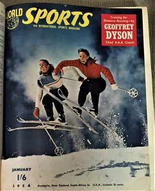 Item #56229 World Sports Magazine, Bound Volume, 1954. British Olympic Association