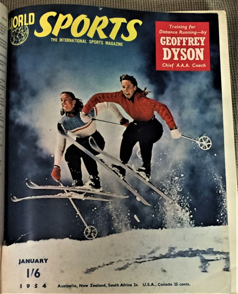 Item #56229 World Sports Magazine, Bound Volume, 1954. British Olympic Association.