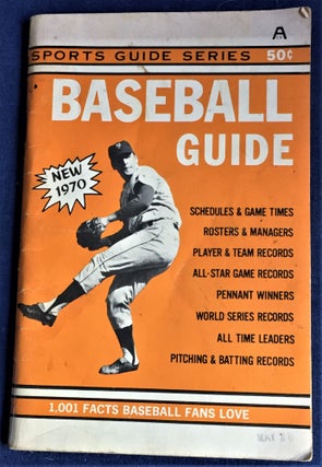 Item #56257 1970 Baseball Guide. Jack Clary