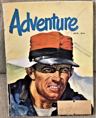 Item #56290 Adventure Magazine January 1951. Donald Barr Chidsey Robert Carse, others, A. Hyatt...