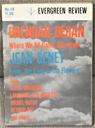 Item #56602 Evergreen Review #18 May-June 1961. Lawrence Ferlinghetti Jean Genet, others, Allen...