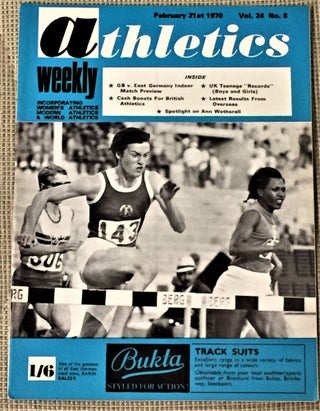 Item #57038 Athletics Weekly February 21 1970. P W. Green