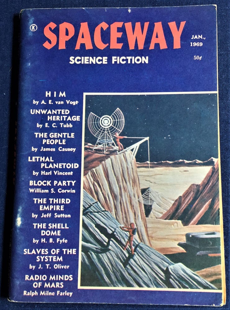 Item #59450 Spaceway Science Fiction January 1969. E. C. Tubb A E. Van Vogt, others, Ralph Milne Farley.