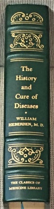 Item #59760 Commentaries on the History and Cure of Diseases. M. D. William Heberden