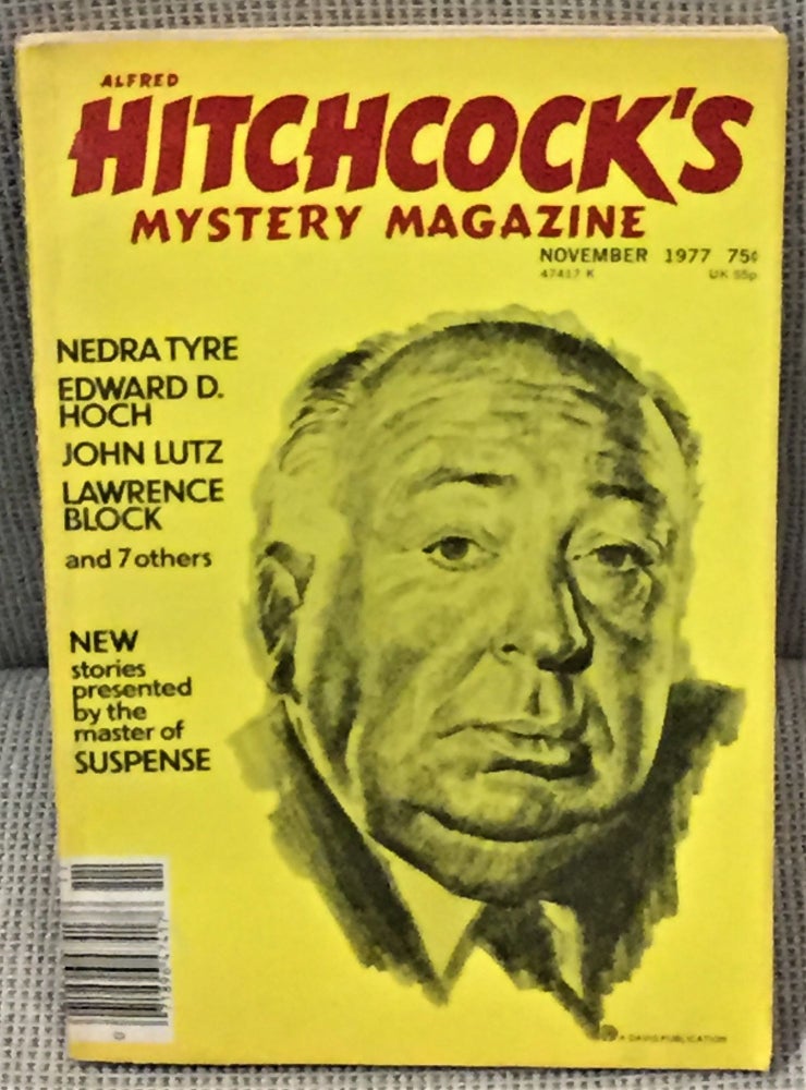 Item #60063 Alfred Hitchcock's Mystery Magazine November 1977. Alfred Hitchcock, John Lutz Lawrence Block, others.