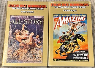 Item #60117 Edgar Rice Burroughs, The Man Who Created Tarzan, Volumes 1 & 2. Irwin Porges