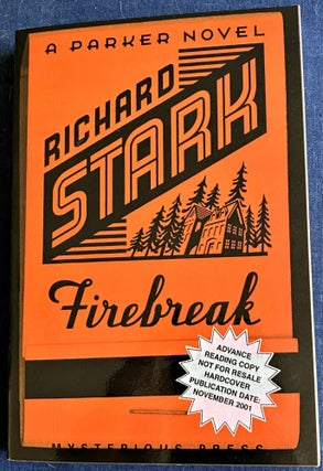 Item #60613 Firebreak. Richard Stark