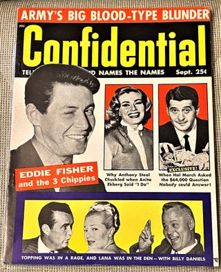 Item #61754 Confidential September 1956. Publisher Robert Harrison, A. P. Govoni