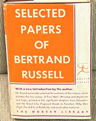 Item #62126 Selected Papers of Bertrand Russell. Bertrand Russell