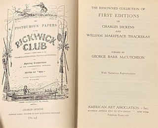Item #62239 The Renowned Collection of First Editions of Charles Dickens and William Makepeace...