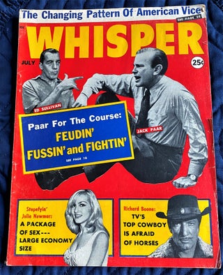 Item #62492 Whisper, The Stories behind the Headlines, Volume 13, Number 4, July 1961. Jay Nelson...