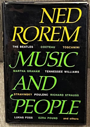 Item #63280 Music and People. Ned Rorem