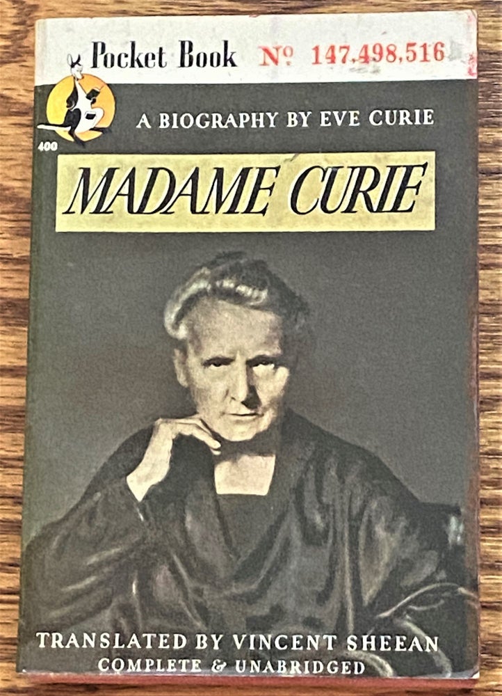 Item #63721 Madame Curie. Eve Curie.