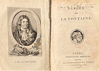 Item #63898 Fables De La Fontaine. J. De La Fontaine