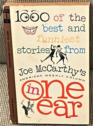 Item #64995 In One Ear. Joe McCarthy