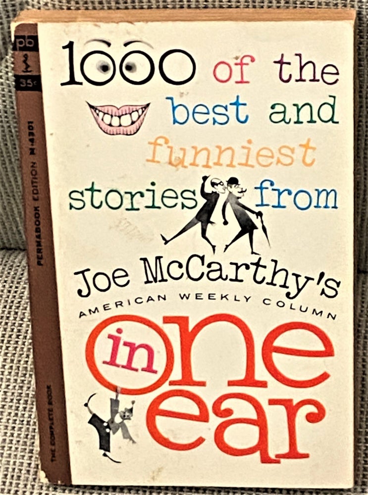 Item #64995 In One Ear. Joe McCarthy.