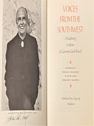 Voices from the Southwest, A Gathering in Honor of Lawrence Clark Powell