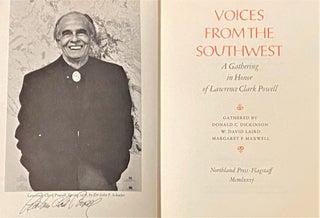 Voices from the Southwest, A Gathering in Honor of Lawrence Clark Powell