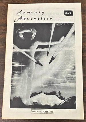 Item #65340 Fantasy Advertiser, November 1951. A W. Bendig, Arthur J. Cox Clyde Beck, Morris...
