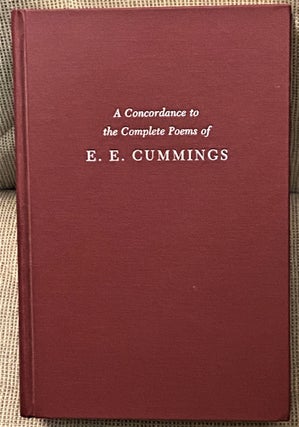 Item #65653 A Concordance to the Complete Poems of E.E. Cummings. Katharine Winters McBride