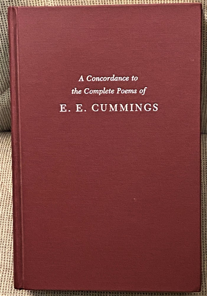 Item #65653 A Concordance to the Complete Poems of E.E. Cummings. Katharine Winters McBride.