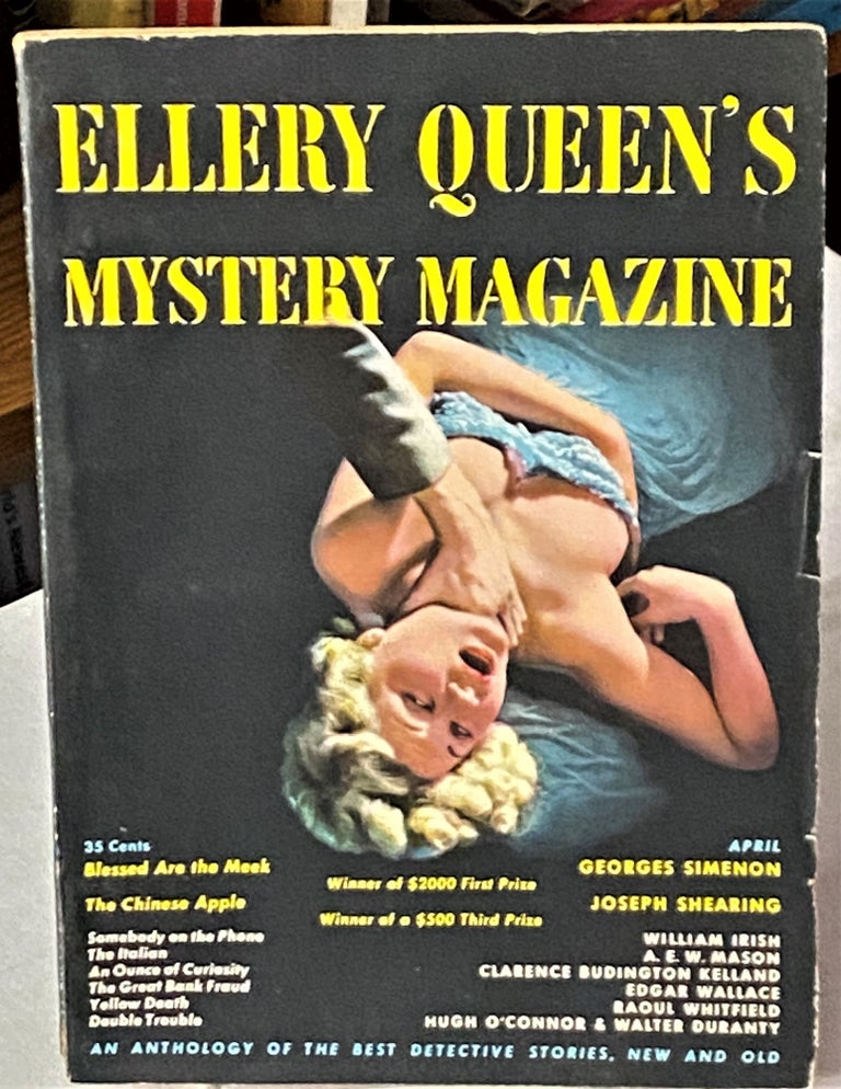 Item #66532 Ellery Queen's Mystery Magazine April 1949. William Irish Georges Simenon, others, Edgar Wallace.