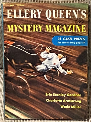 Item #66544 Ellery Queen's Mystery Magazine, July 1955. Erle Stanley Gardner, Jack London, Wade...